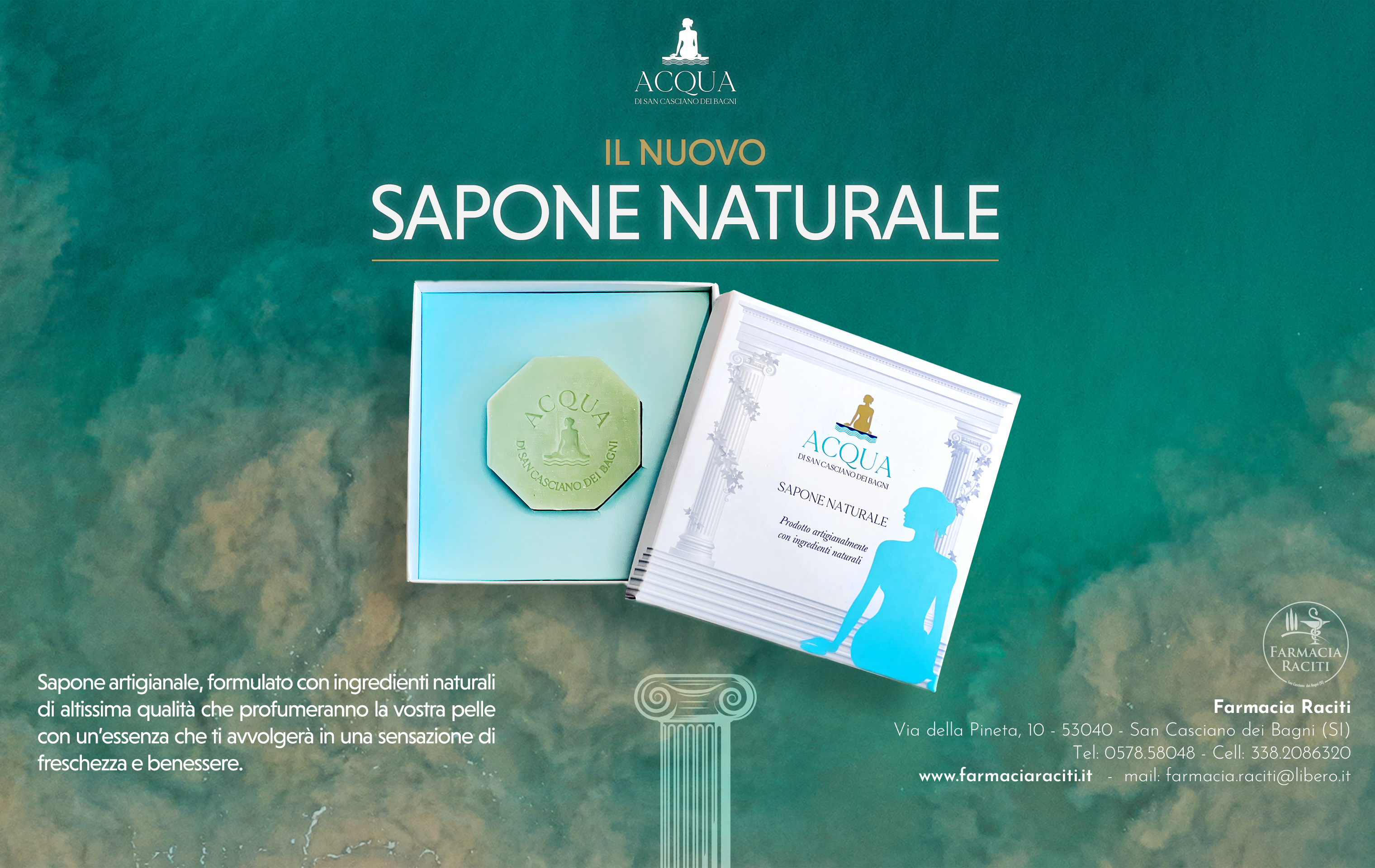 Sapone Naturale - Acqua di San Casciano dei Bagni